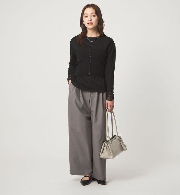 UNITED ARROWS green label relaxing「ソデ チュール プルオーバー カットソー」|Tシャツ・カットソー|