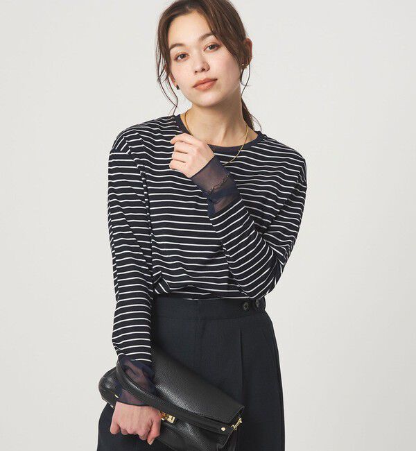 UNITED ARROWS green label relaxing「ソデ チュール プルオーバー カットソー」|Tシャツ・カットソー|その他2