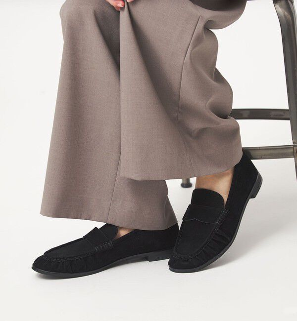 UNITED ARROWS green label relaxing「ギャザー ローファー」|その他|