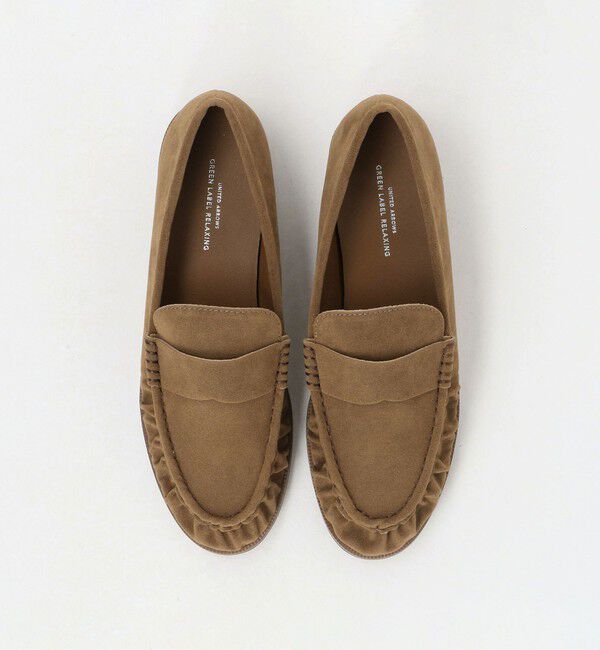 UNITED ARROWS green label relaxing「ギャザー ローファー」|その他|
