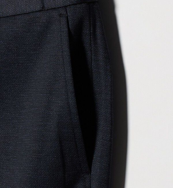 UNITED ARROWS green label relaxing「A+ プリントジャージ スタンダード セットアップ パンツ スラックス -ウォッシャブル・ストレッチ-」|スラックス|