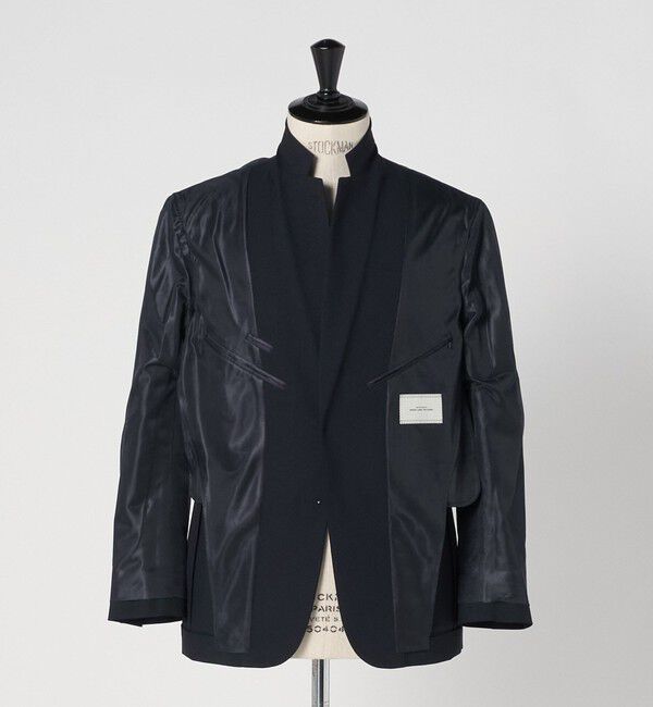 UNITED ARROWS green label relaxing「A+ ポリエステル シャークスキン 2B スタンダード セットアップ ジャケット -ウォッシャブル・ストレッチ-」|テーラードジャケット|