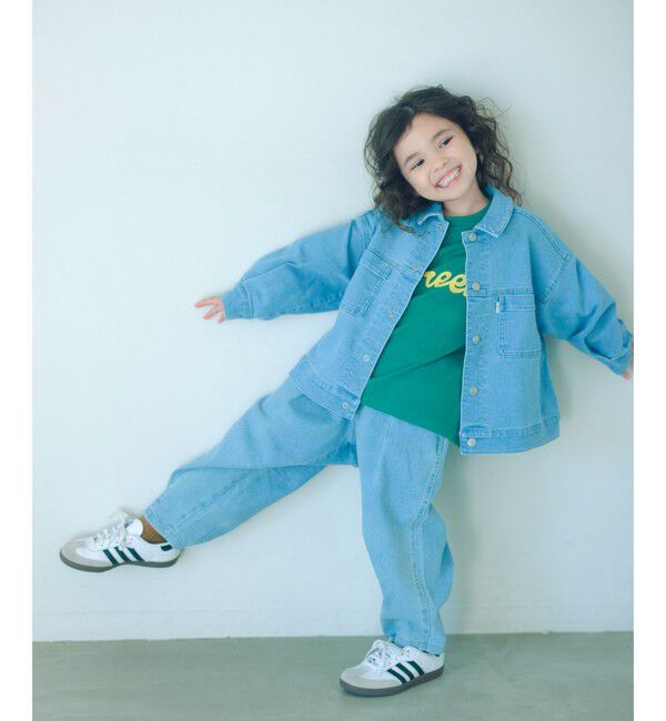 UNITED ARROWS green label relaxing「デニム ブルゾン / キッズ  ストレッチ 100cm-160cm」|その他|