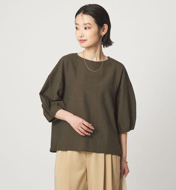 UNITED ARROWS green label relaxing「サッカー タックスリーブ プルオーバー カットソー」|Tシャツ・カットソー|OLIVE