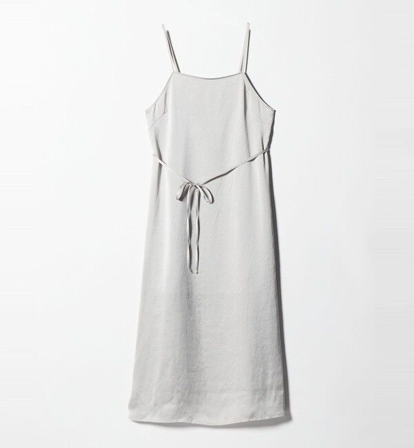 UNITED ARROWS green label relaxing「ライトサテン キャミソール ワンピース」|ワンピース|OFF WHITE