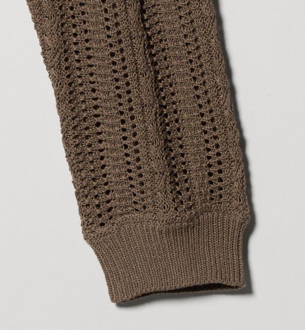 UNITED ARROWS green label relaxing「メッシュ ポロカーディガン ウォッシャブル」|カーディガン|