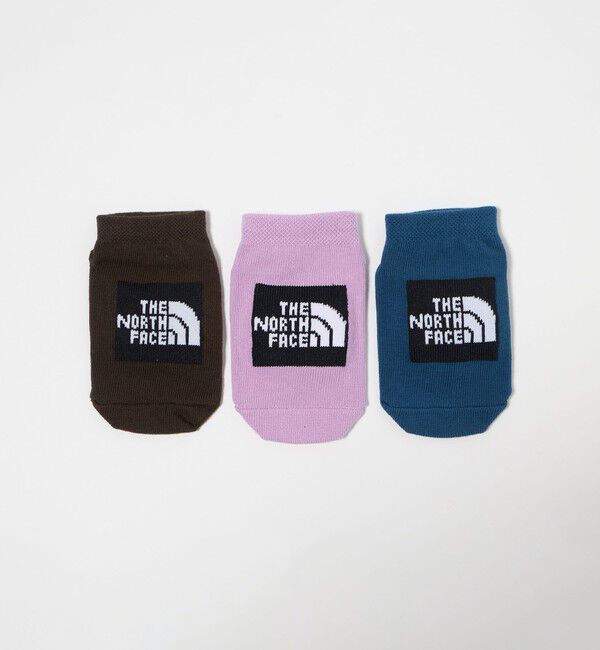 UNITED ARROWS green label relaxing「【WEB限定】＜THE NORTH FACE＞オーガニック 3Pソックス / キッズ  10cm-12cm」|ソックス|PINK