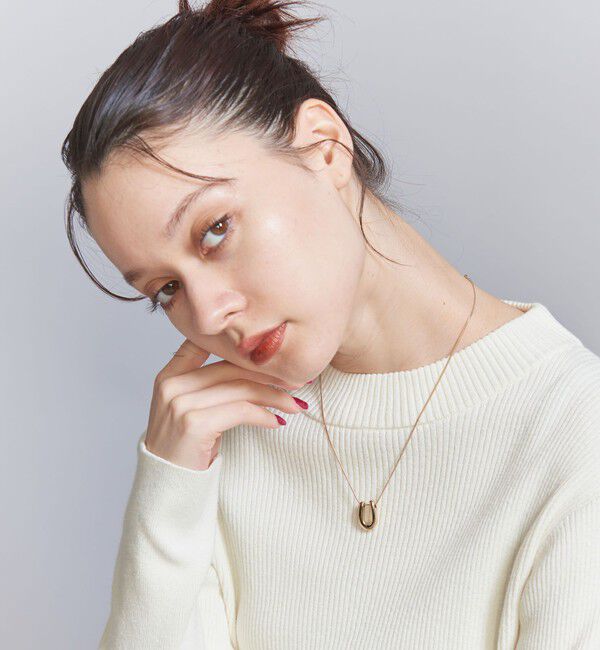 BEAUTY&YOUTH UNITED ARROWS「Uモチーフ チェーン ネックレス」|ネックレス|