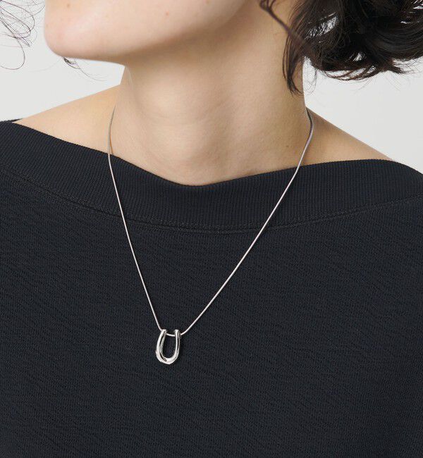 BEAUTY&YOUTH UNITED ARROWS「Uモチーフ チェーン ネックレス」|ネックレス|SILVER