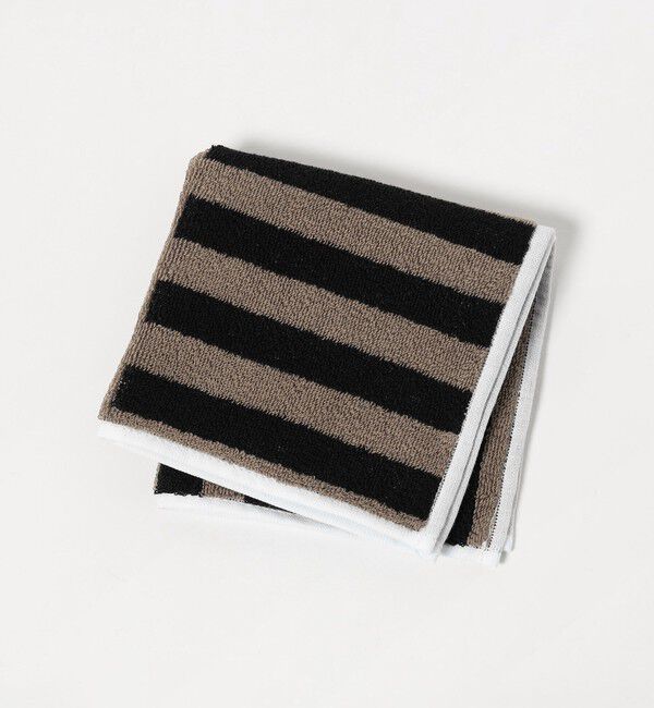 BEAUTY&YOUTH UNITED ARROWS「パネル ボーダー タオル ハンカチ」|ハンカチ|MD.BROWN