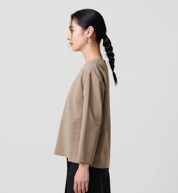 BEAUTY&YOUTH UNITED ARROWS「【WEB限定 Wardrobe DAILY MINIMAL】クルーネックブラウス ウォッシャブル」|シャツ・ブラウス|