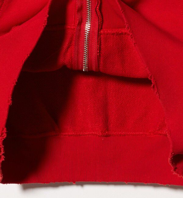 BEAUTY&YOUTH UNITED ARROWS「クラッシュ スウェット ジップ フーディ」|パーカー|