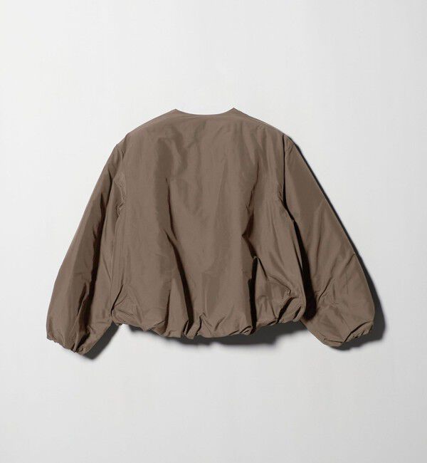 BEAUTY&YOUTH UNITED ARROWS「ポリエステルブレンド ノーカラーバルーンジップブルゾン」|ブルゾン・スタジャン|