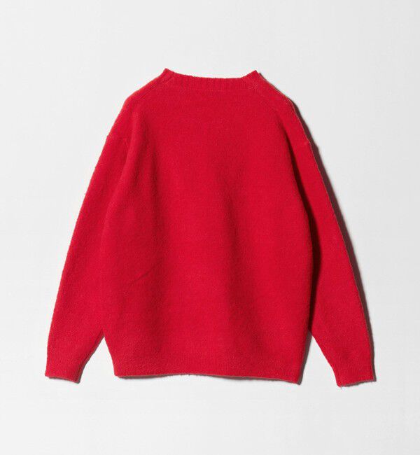 BEAUTY&YOUTH UNITED ARROWS「クリンプ コットンウール クルーネック ニット」|ニット・セーター|