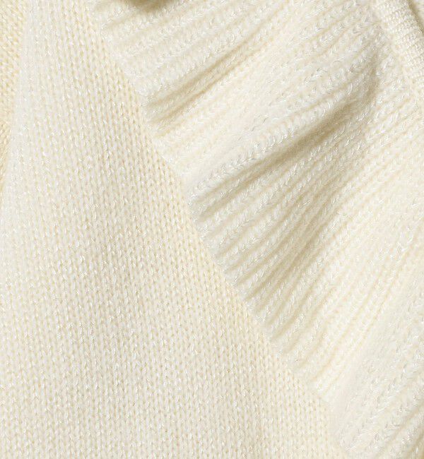 BEAUTY&YOUTH UNITED ARROWS「ウールレーヨン ラッフルフリル ニットカーディガン」|カーディガン|