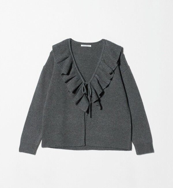 BEAUTY&YOUTH UNITED ARROWS「ウールレーヨン ラッフルフリル ニットカーディガン」|カーディガン|