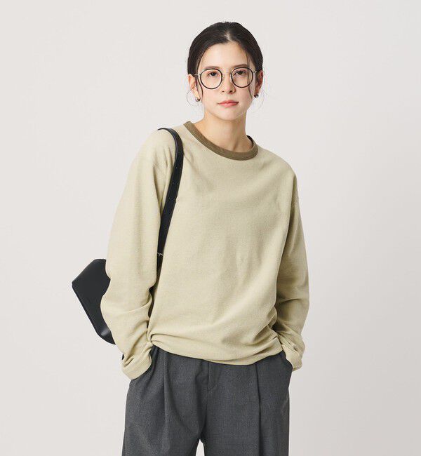 BEAUTY&YOUTH UNITED ARROWS「パイル リンガー ロングスリーブTシャツ」|Tシャツ・カットソー|LIME