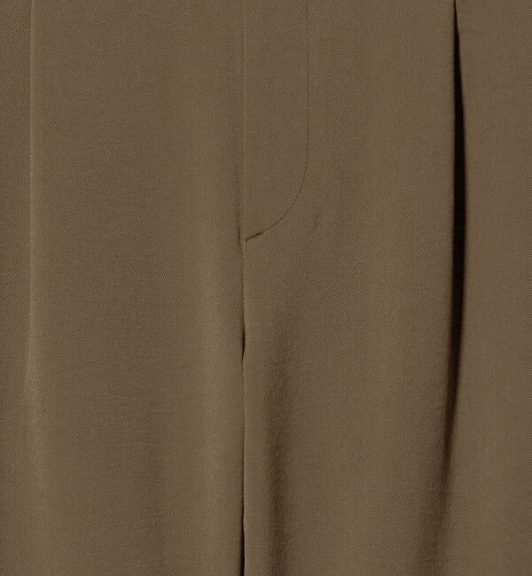 BEAUTY&YOUTH UNITED ARROWS「トリクシオン シャンブレー 1P テーパード スラックス NO.5 セットアップ対応可能」|チノ|