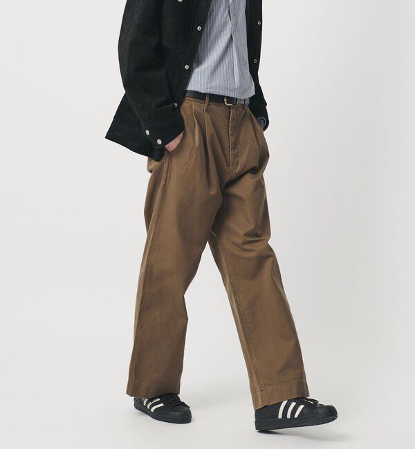BEAUTY&YOUTH UNITED ARROWS「HI-LINE 3PLY チノ トラウザース」|チノ|DK.BROWN