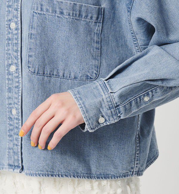 BEAUTY&YOUTH UNITED ARROWS「【WEB限定】ショート デニムシャツ」|シャツ・ブラウス|