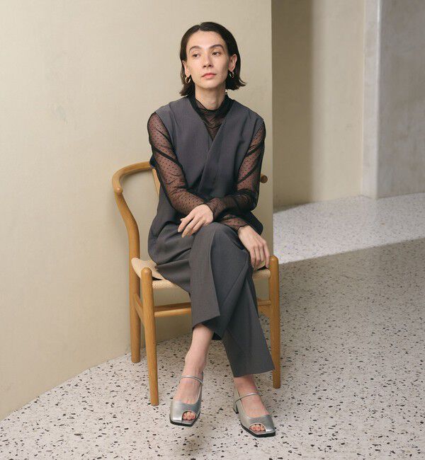 BEAUTY&YOUTH UNITED ARROWS「オープントゥ バックストラップミュール サンダル」|サンダル|