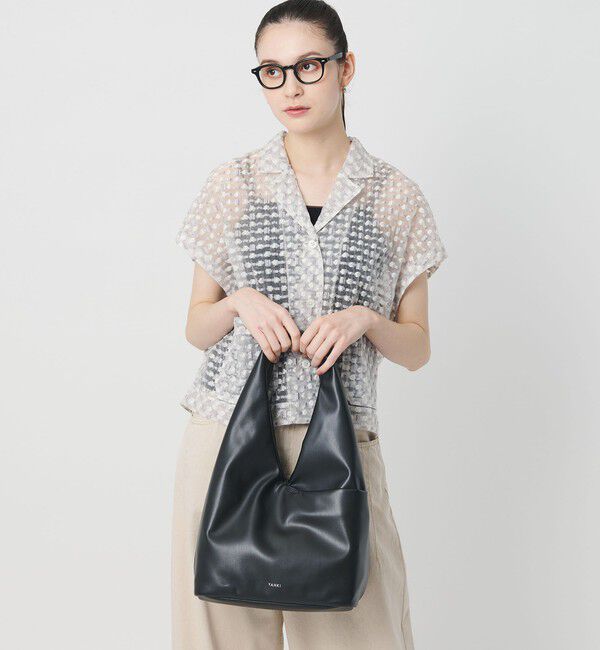 BEAUTY&YOUTH UNITED ARROWS「＜YAHKI＞レザーライク ソフト クロス ビッグ ショルダーバッグ」|ショルダー・メッセンジャー|