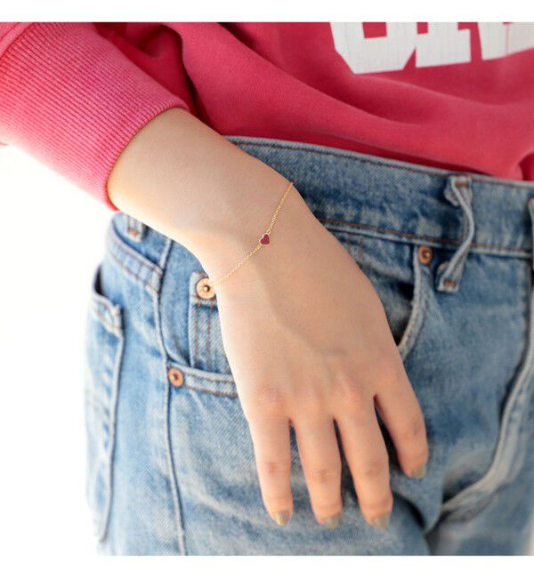 Ray BEAMS 「プチ エポ ハート ブレスレット」|ブレスレット・バングル|