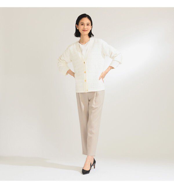 Demi-Luxe BEAMS 「トリアセ 1タック パンツ＊」|スラックス|