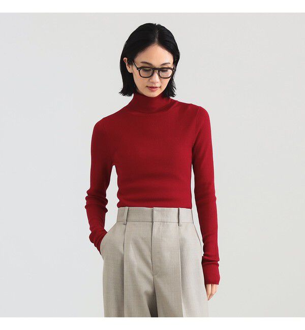 Demi-Luxe BEAMS 「リブ タートルネックニット」|ニット・セーター|