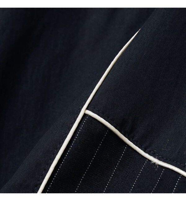 Ray BEAMS 「ストライプ キリカエ トラックスカート」|スカート|