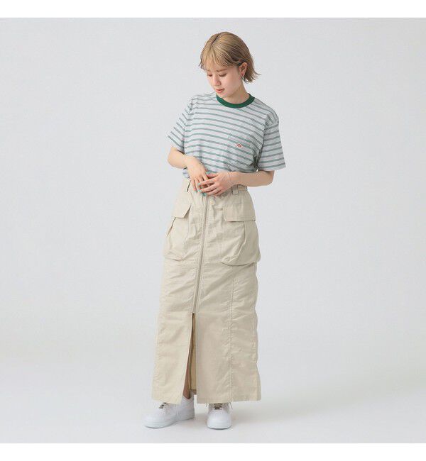 Ray BEAMS 「フロント ジップ カーゴ タイトスカート」|スカート|