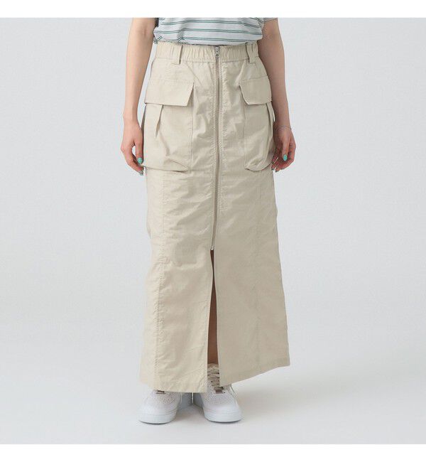 Ray BEAMS 「フロント ジップ カーゴ タイトスカート」|スカート|