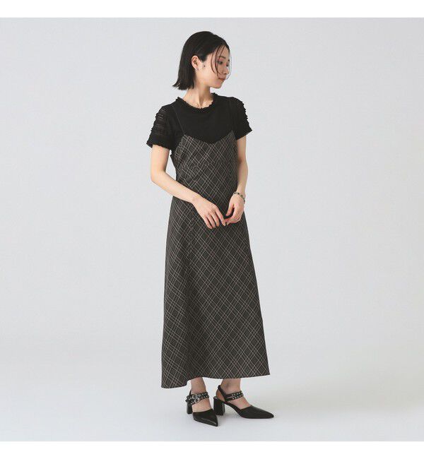 Ray BEAMS 「プリント キャミ ワンピース」|ワンピース|