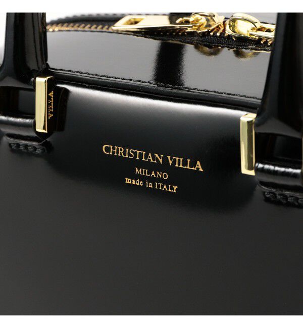 Demi-Luxe BEAMS 「CHRISTIAN VILLA / スクエア ボストン バッグS」|トートバッグ|