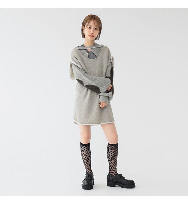 BEAMSBOY「maturely / グリッターミニワンピース」|ワンピース|