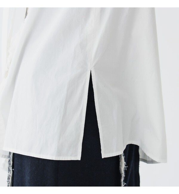 BEAMSBOY「maturely / オーガニック コットン ハート フリルシャツ」|シャツ・ブラウス|