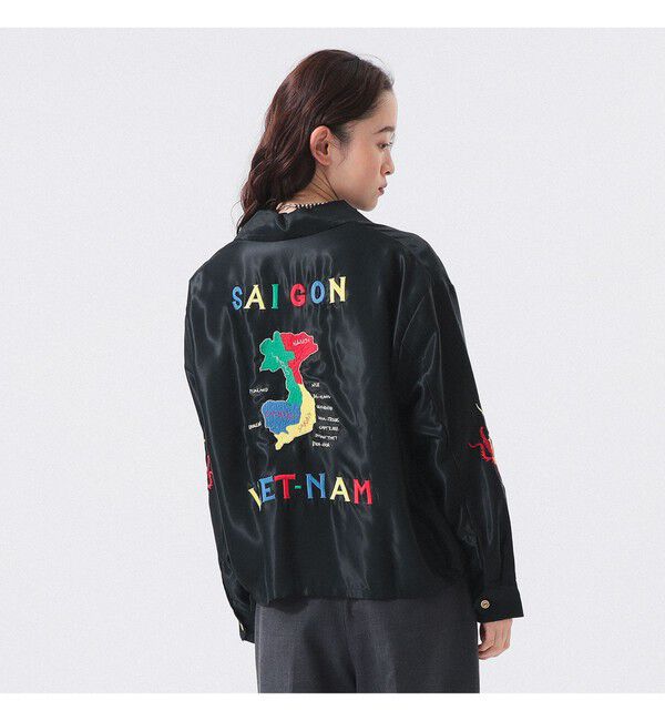 BEAMSBOY「【別注】テーラー東洋 / アセテート ベトナム ジャケット」|ブルゾン・スタジャン|