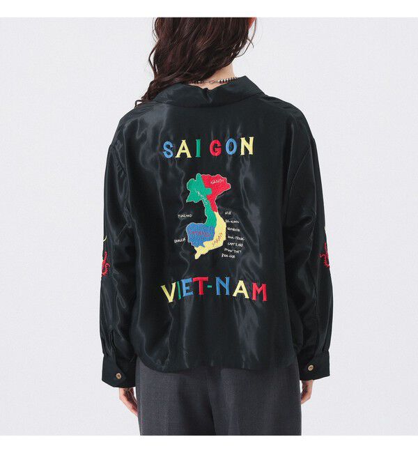 BEAMSBOY「【別注】テーラー東洋 / アセテート ベトナム ジャケット」|ブルゾン・スタジャン|