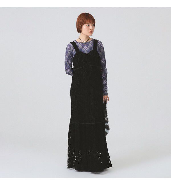 Ray BEAMS 「レース ティアード タンクトップ ワンピース」|ワンピース|