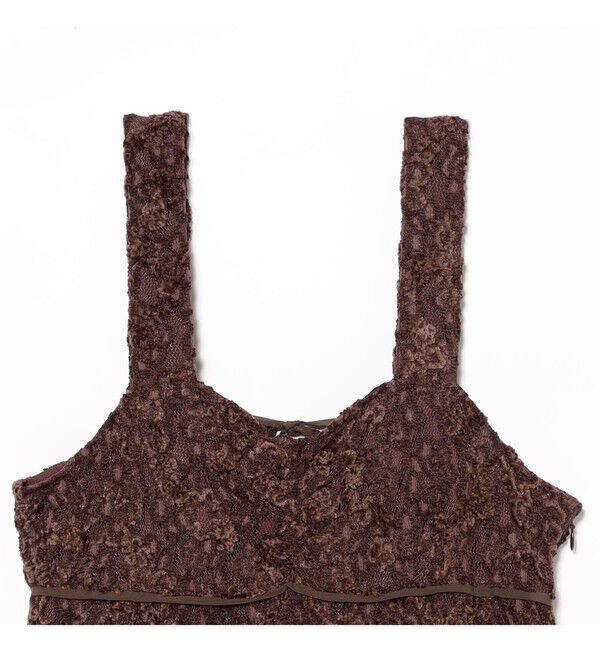 Ray BEAMS 「レース ティアード タンクトップ ワンピース」|ワンピース|