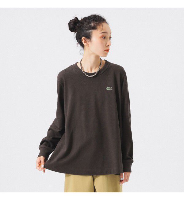 BEAMSBOY「【別注】LACOSTE / Aライン Tシャツ」|Tシャツ・カットソー|