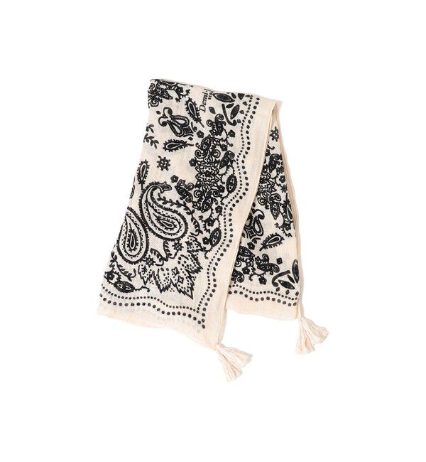 Demi-Luxe BEAMS 「【別注】ｍanipuri / バンダナ タッセル ストール」|ストール|