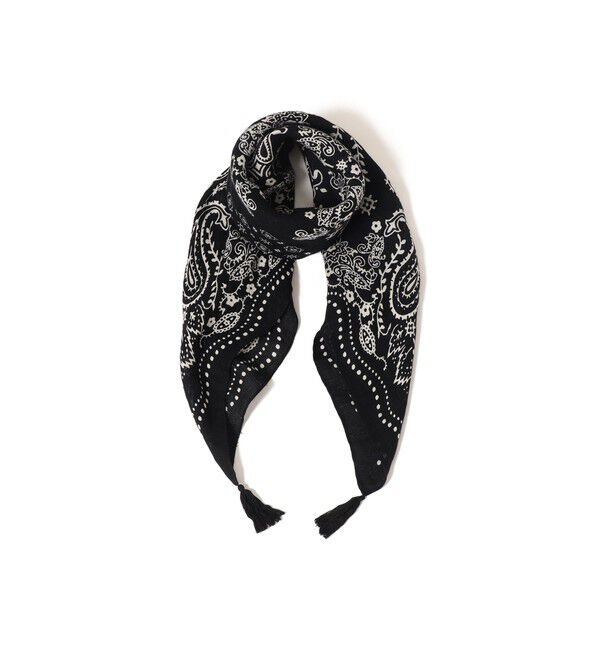 Demi-Luxe BEAMS 「【別注】ｍanipuri / バンダナ タッセル ストール」|ストール|