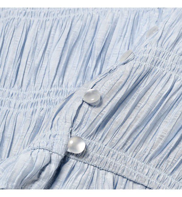 Ray BEAMS 「シャーリング ペプラム  ブラウス」|シャツ・ブラウス|