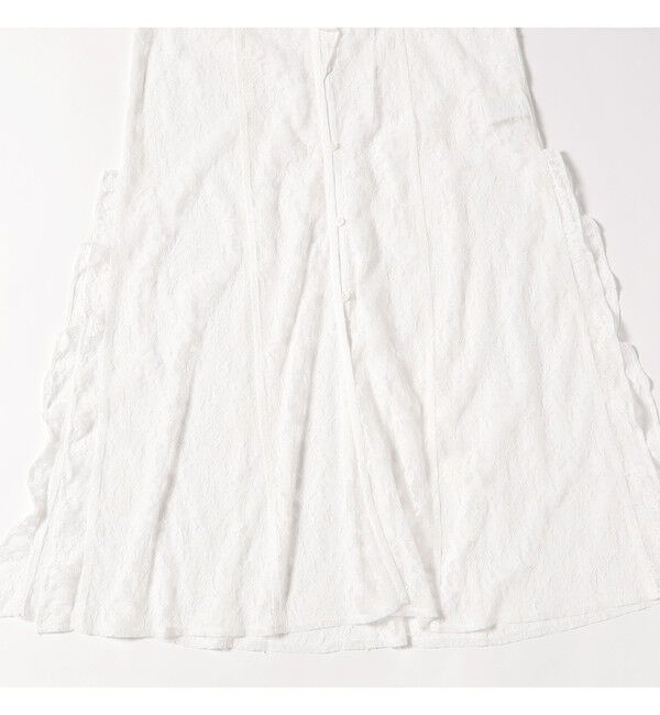 Ray BEAMS 「ラッフルカラー レース ワンピース」|ワンピース|