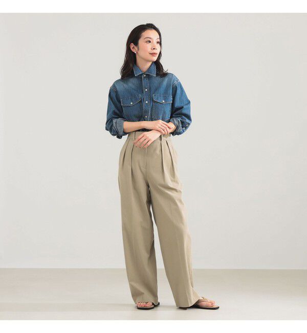 Demi-Luxe BEAMS 「AK+1 / 8オンス ウォッシュド シャツ」|シャツ・ブラウス|