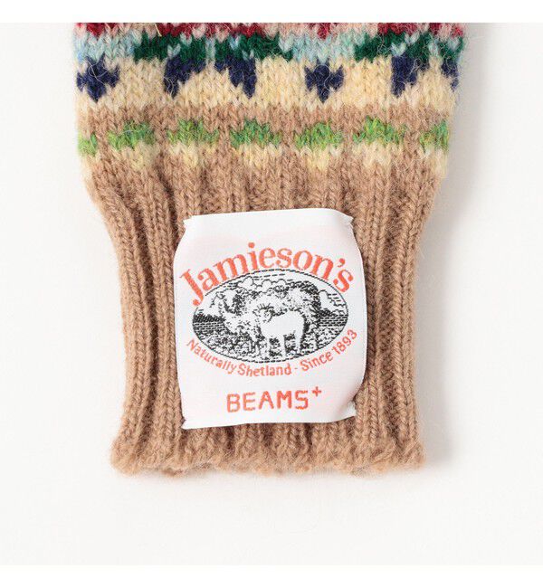BEAMS PLUS「【別注】Jamieson&rsquo;s / Fairisle Fingerless Glove」|手袋|