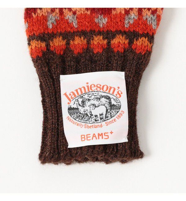 BEAMS PLUS「【別注】Jamieson&rsquo;s / Fairisle Fingerless Glove」|手袋|
