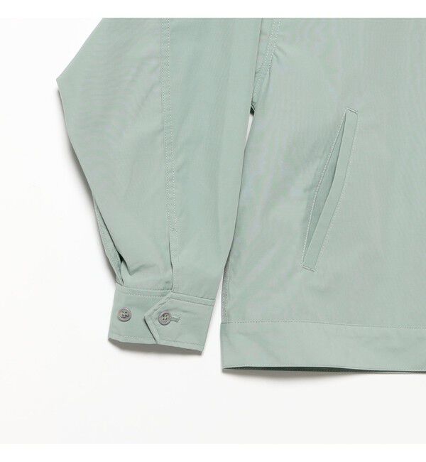 BEAMS「シンセティックレザーカラー ジャケット」|ブルゾン・スタジャン|