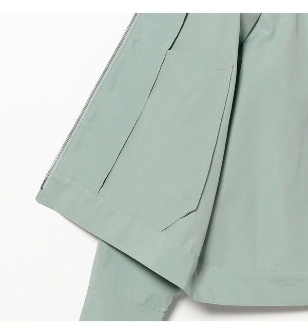 BEAMS「シンセティックレザーカラー ジャケット」|ブルゾン・スタジャン|